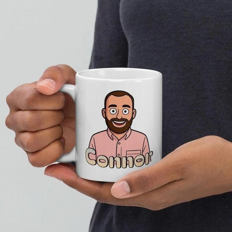 Connor Love On The Spectrum Mug, Love Connor Mug , Coffee Mug Gif Fan