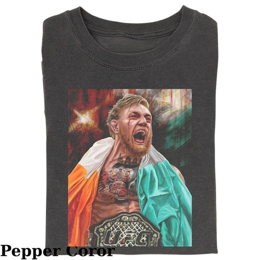 Conor McGregor Shirt, Ultimate Fighting Boxing Shirt, UFC Championship Conor McGregor Tshirt, Vintage 90s Graphic MMA Tee, American Professional Boxer Tee For Man and Woman Unisex T-shirt Menswear Top Underwearstyle{n002}3