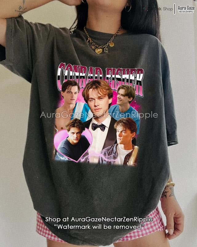Conrad Fisher Comfort Colors Unisex Tshirt For Fan, Team Conrad Tee, The Summer I Turned Pretty Retro Bootleg Shirt, Celebrity Crush Movie Merch