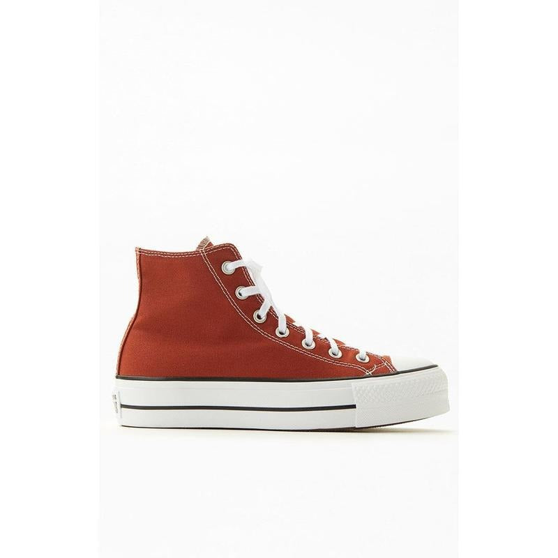 Converse Women's Red Chuck Taylor All Star Lift High Top Sneakers - Multicolor