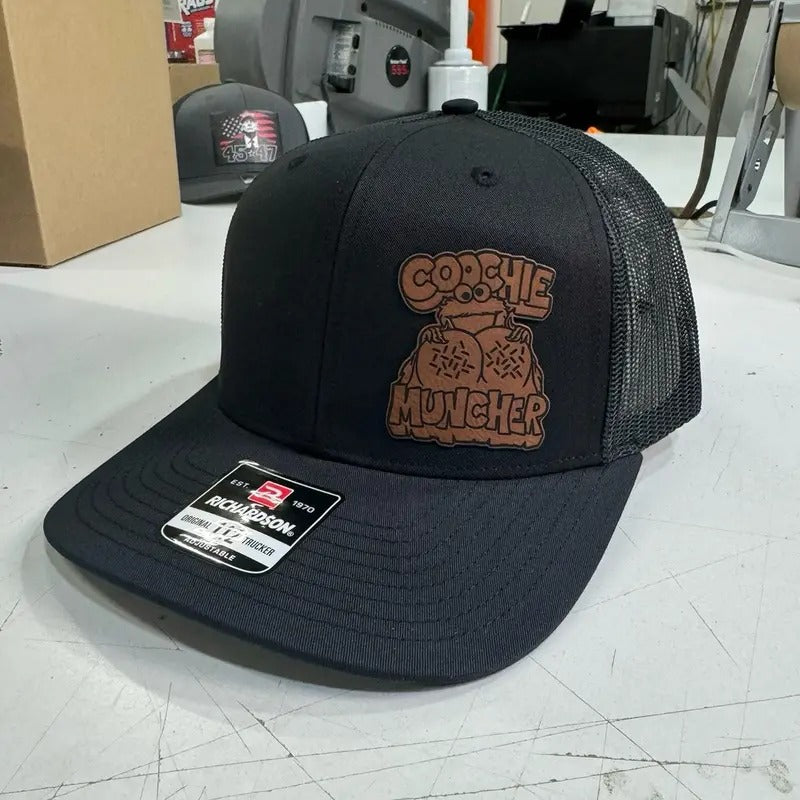 Cookie Monster Hat. Richardson 112, Flexfit, and Golf Hats Available