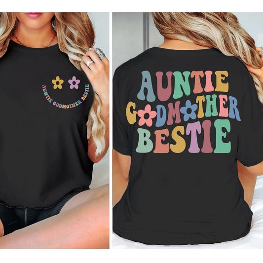 Cool Aunts Bestie Shirt, Aunt Birthday Gift, Auntie Shirt, Aunt Gift, Sister Gifts, Godmother Gifts, Aunt God Mother Gift