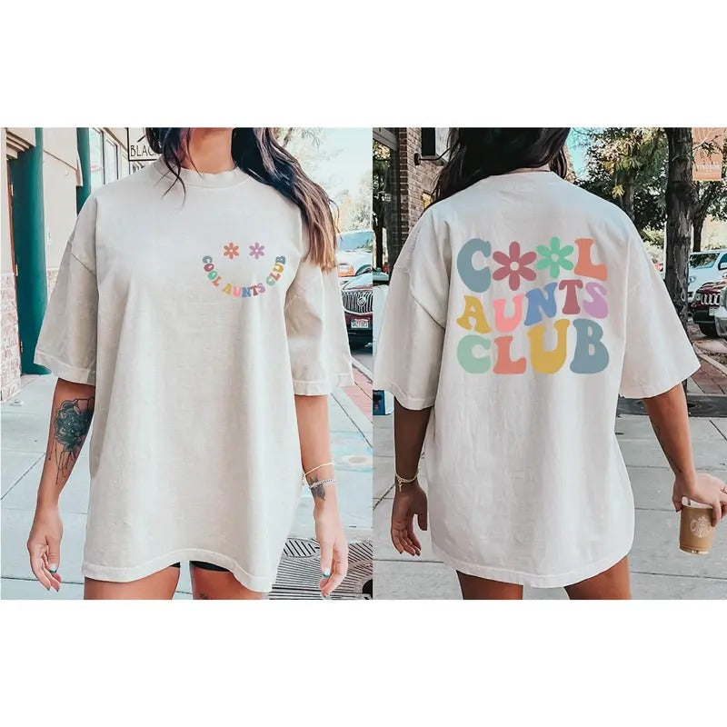 Cool Aunts Club Newly Aunt Shirt Christmas Gift For Auntie Mothers Day Gift New Grandma Gift Momma Shirt Nana Shirt Latarshia Grant