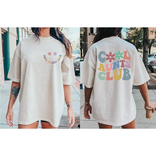 Cool Aunts Club Newly Aunt Shirt Christmas Gift For Auntie Mothers Day Gift New Grandma Gift Momma Shirt Nana Shirt Latarshia Grant