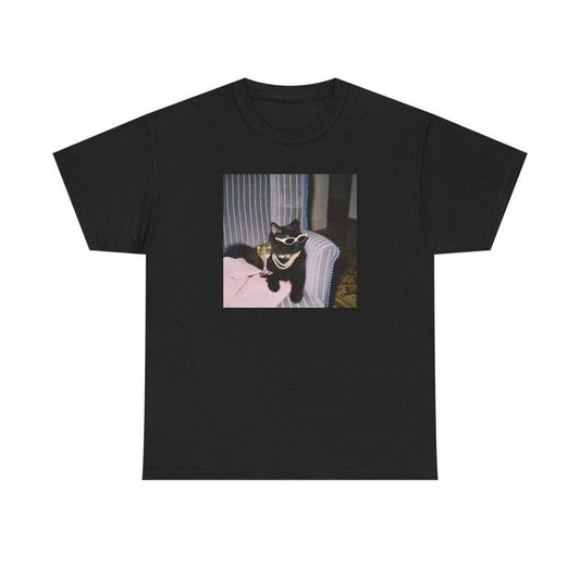Cool Cat Shirt | 90s, Funny, Vintage, Aesthetic, Kitten, Y2K, Tee,, Lightweight Feel, Moves with You, Essential Piece, Fits Any