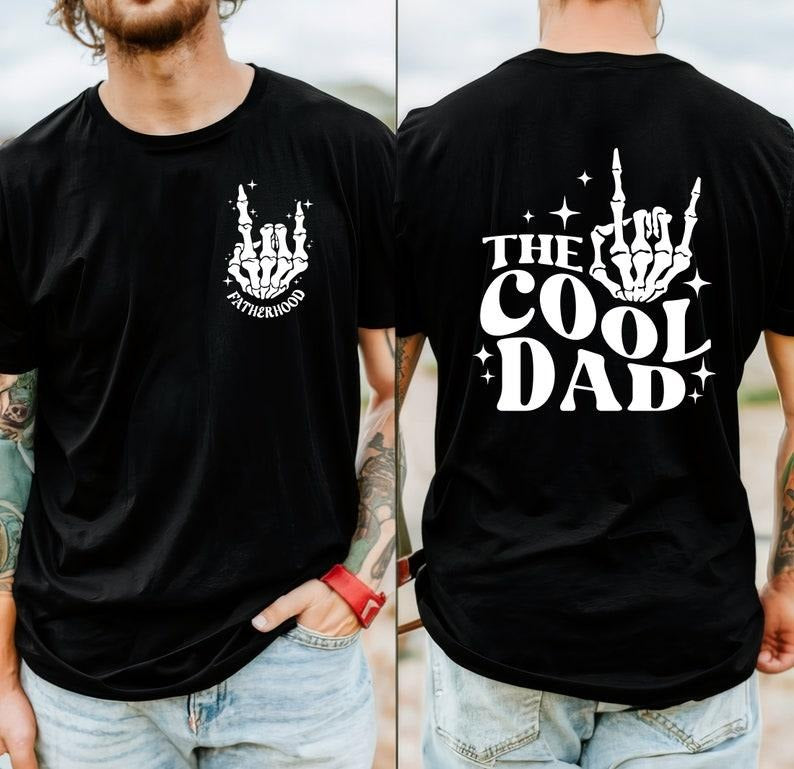 Cool Dad Shirt, Gift for Dad, Father's Day Gift, New Dad Shirt,Dad Gift Idea, Daddy Gift,Dad Tshirt,Best Dad Gift,Baby Announcement for Dad Hoodie, T-shirt and sweater 2 sides, Gifts for dad, grandpa