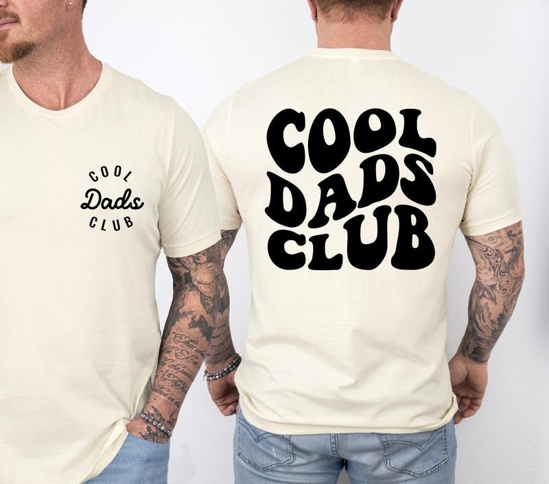 Cool Dads Club Shirt, humorous Fathers Day T-Shirt Gift, Pregnancy Announcement Tshirt, Dad Birthday Gifts, Funny Tee For Dad To Be, Short Sleeve Crew Neck Top, Classic Streetwear father figure shirt