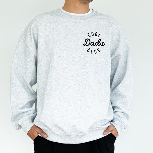 Cool Dads Club Sweatshirt for Men, Cool Dad Sweater, Dad Appreciation Tops, Funny Daddy Crewneck, Father's Day Gift for Papa Dada, Classic Menswear