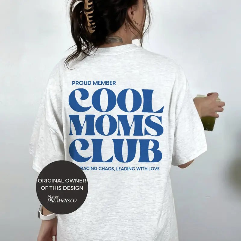 Cool Moms Club Cool Moms Tshirt First Time Mom Gift Presents For Mom First Time Mom Cool Mom Club Cool Moms Tshirt Expecting Mom Gift Gift F