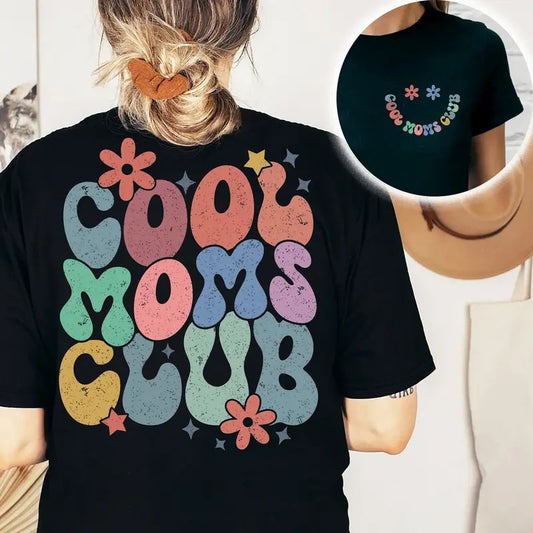Cool Moms Club Shirt, Mom Shirt, Funny Mom Shirt, Cute Mom Gift, Best Mom Gift for Her, Gift For Mom, Retro Mom T-Shirts, Cool Mom T-Shirt