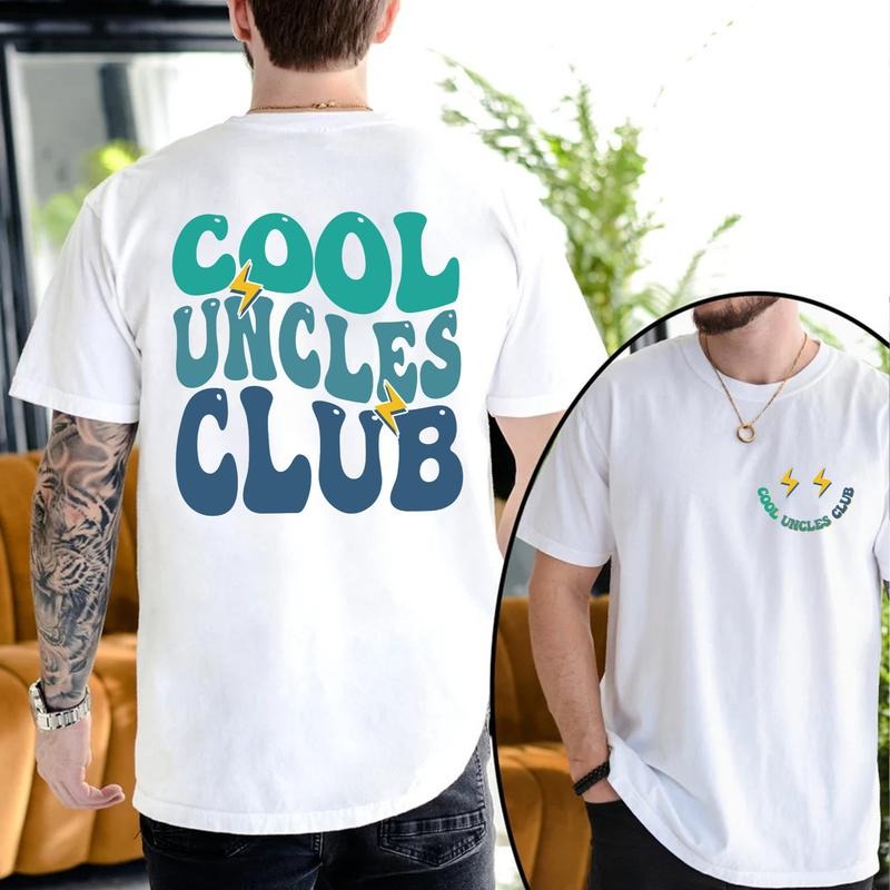 Cool Uncles Club T-shirt, Uncle Shirt, Gift for Uncle, Best Uncle Ever, Cool Uncle, Retro Shirt