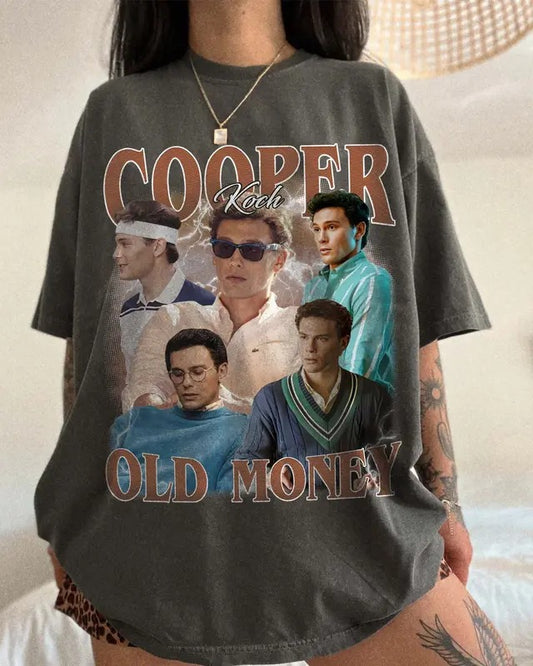 Cooper Koch Old Money Comfort Colors T-shirt, Unisex Tops For Men- For Women, Erik Menedez Tshirt, Monsters Y2K 90s Retro Movies Bootleg Soft T-shirt