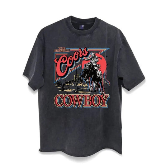 Coor Western Cowboy T-Shirt, Vintage 90s Western Shirt, Retro Cors Tee, Rodeo Cowboy vintage T-shirt, sweater and Hoodie cotton shirt