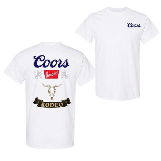 Coors Banquet Rodeo 2 Sided T-Shirt, Coors Rodeo T-Shirt For Men And Women, Trendy Shirt