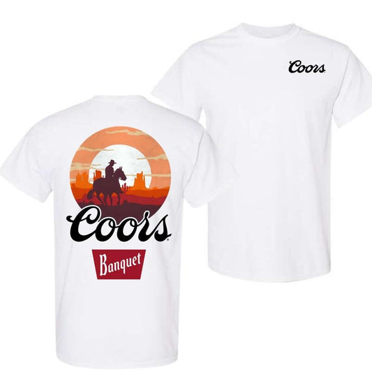 Coors Banquet The West At Sunset shirt - Cotton - Vibrant Patterns