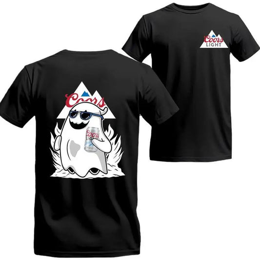 Coors Light Boo Sheet T-shirt, Cute Snarky Ghost Shirt Funny Halloween Clipart Unisex Cotton Crewneck, shirt trend