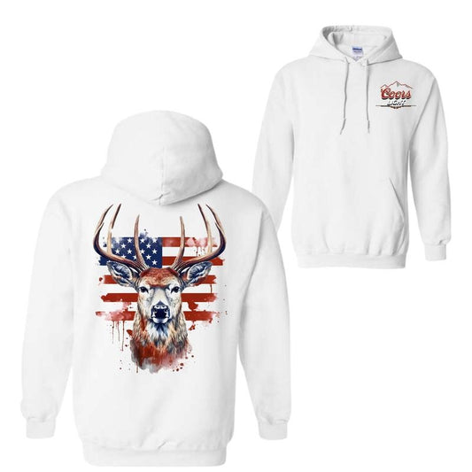 Coors Light Hunting Deer Hoodie T-Shirt Sweatshirt, For Men, For Women, Summer Hunting Deer Shirt