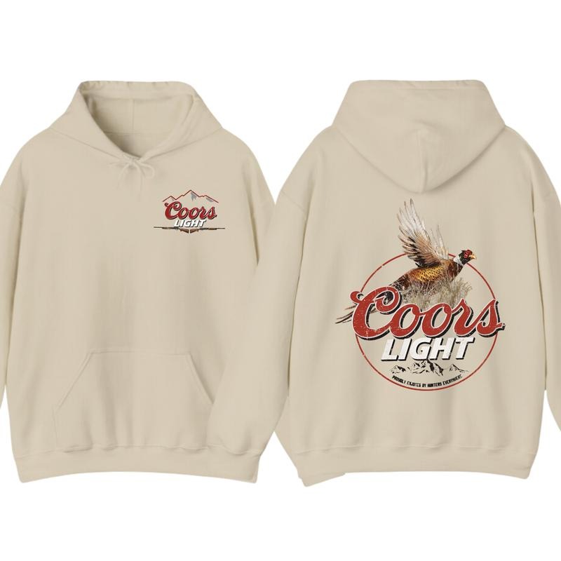 Coors Light Pheasant 2 Sided Hoodie, Coors Light Hoodie For Men Anđ Women, Trendy Hoodie