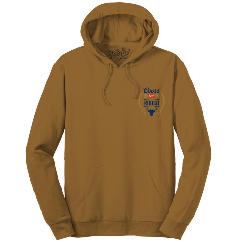 Coors Rodeo Hooded Sweatshirt - Brown