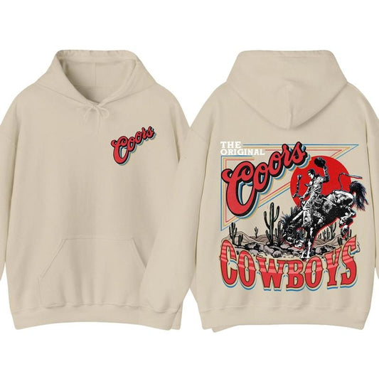 Coors Western Cowboy T-Shirt Sweatshirt Hoodie, Trendy Shirt
