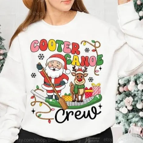 Cooter Canoe Christmas Shirt, Nurse Funny Shirt, Nurse Christmas Shirt, Cna Medical Assistant Rn Nurse Assistant Christmas Sweatshirt, Gift For Him, Gift For Her