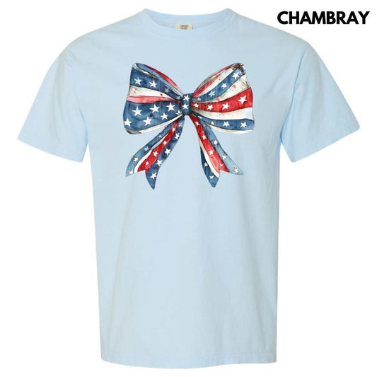 Coquette American Bow Comfort Colors T-Shirt