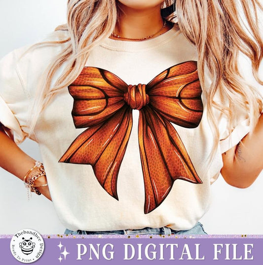 Coquette Basketball Bow T-Shirt, Basketball Bow T-Shirt, Basketball T-Shirt, Fall Coquette Bow T-Shirt, Basketball Mom T-Shirt, Game Day Design