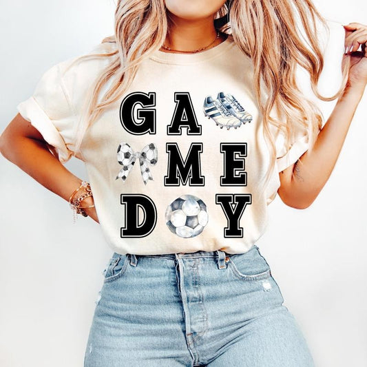 Coquette Soccer T-Shirt, Game Day T-Shirt, Soccer Mama T-Shirt, Soccer Mom T-Shirt, Sports T-Shirt