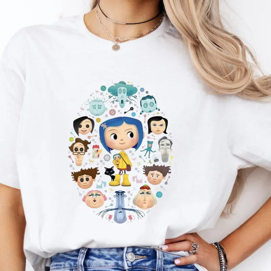 Coraline Best For Coraline Tshirt, other mother Coraline T-Shirt, wybie, other world sweatshirt, Best For Coraline Movie, Coraline Doll Hoodie, Halloween Cartoon sweatshirt, Movie Vintage Retro Horror, Halloween Gift, Unisex t-shirt