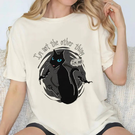 Coraline I'm Not The Other Thing T-Shirt, Horror Coraline movies, Horror Character Shirt, Halloween Crewneck Sweatshirt