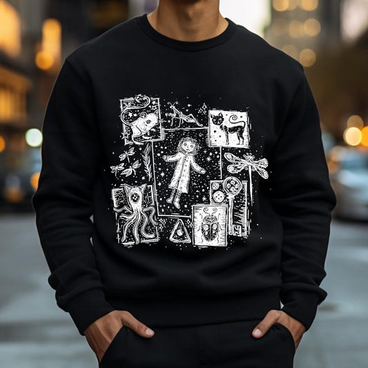 Coraline movies shirt, famous horror movies tshirt , Horror Movies Shirt, Horror Character Shirt, Halloween Crewneck Sweatshirt