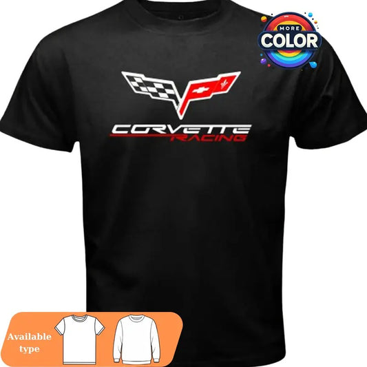 Corvette shirt, Corvette Racing Graphic Tee, Sports Car Shirt, Racing shirt, Vintage Corvette Sweatshirt, T-Shirt and Sweatshirt, Unisex Clothing, More Colors