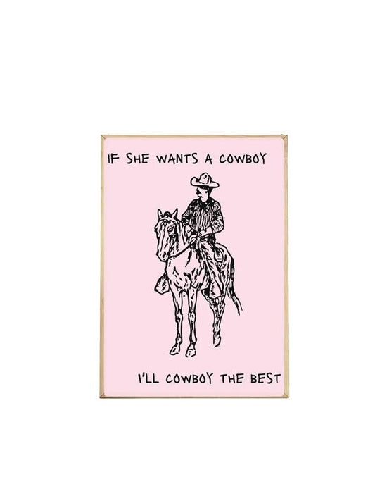 Country, Cowboy Lyrics Art, Coastal Cowgirl Poster, Zach Fan Merch, Pink Western Wall Art, Vintage Cowboy, Gifts For Girls Wall Art, Poster Prints No Frame, Wall Hanging Decor, Wall Art Prints, Gifts For Birthday Landscape Ornaments