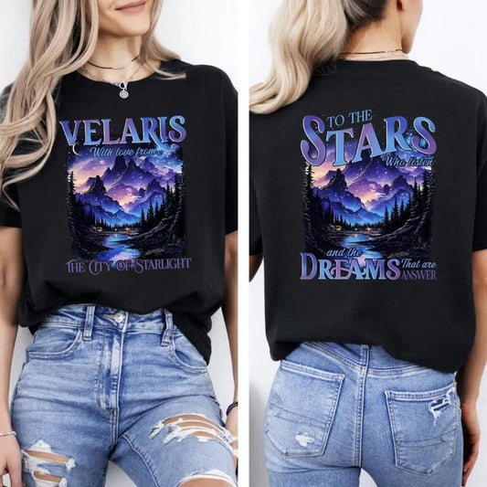 Court Of Thorns And Roses, City Of Starlight, Velaris City Of Starlight Acotar Sweatshirt Shirt,The Night Court Sweatshirt, Bookish Gift, Unisex Tee