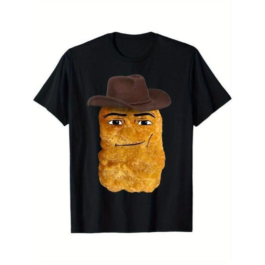 Cowboy Chicken Nugget Meme T-Shirt Made in USA