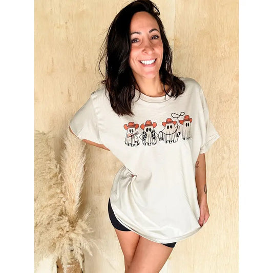 Cowboy Ghosts Graphic Top