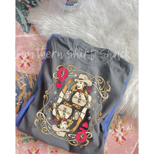 Cowgirl Queen T shirt  | Pepper comfort colors T shirt queen
