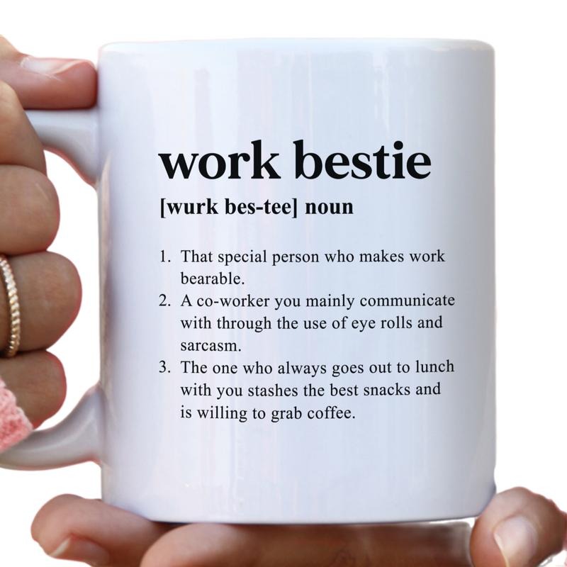 Coworker Gift, Boss Gift, Funny Coworker Mug, Coworker Leaving Gift, Novelty Coffee Mug, Gifts For Women Men, 11 15oz Ceramic Cup, Gifts For Birthday Mothers Day Christmas Anniversary