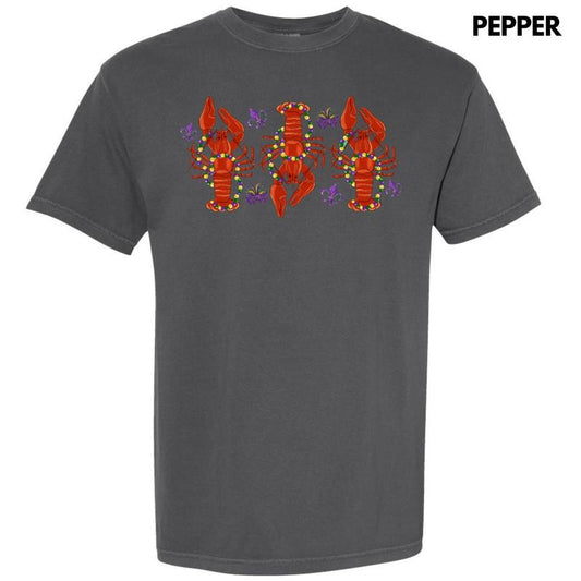 Crawfish Mardi Gras Comfort Colors T-Shirt