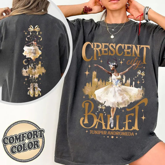 Crescent City Ballet Sweatshirt, Lunathion, Sarah J Maas Merch, Bryce Quinlan, House of Earth and Blood, Juniper Andromeda Ballet T Shirt