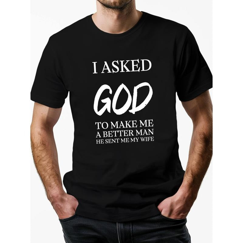 Crew Collar T-shirt - soft, breathable, comfortable for men - all season, slightly stretchy, casual style, 1 piece, 100% cotton T-shirt Made in USA