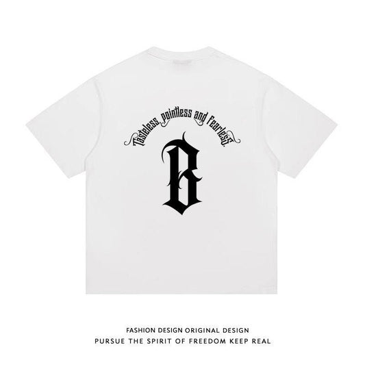 Crew Neck T-shirt Bottoming Shirt Short-Sleeved T-shirt Loose Men and Women Half Sleeve Top Summer Fashion