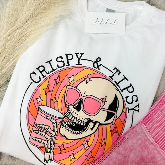 Crispy & Tipsy Graphic Top