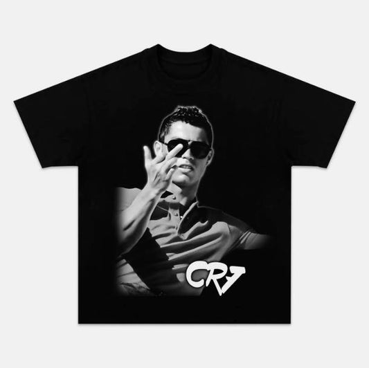 Cristiano Ronaldo Middle Finger T-Shirt, Cr7 Vintage Graphic Tees, Funny Tee, Unisex Soccer Shirt, Sport Merch, Gift For Fan, Cotton comfort Menswear Womenswear Streetwear