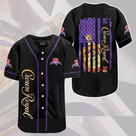 Crown Royal Baseball Jersey Shirt, Crown Royal Shirt, Crown Royal Baseball Tee, Shirt For Men, 'Whiskey Jersey Men, Jersey Shirt