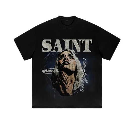 Crying Prayer Vintage Broken Print Graphics T-Shirt, Sweatshirt, Hoodie Size S- 3XL,Gift For Women Top Womenswear Underwear Humen, Underwear Tshirt Lady Streetwear Human Shortsleeve Shoe Comfort Summer