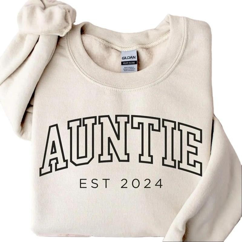 Custom Aunt Sweatshirt - Sister Gift, Aunt Mother's Day