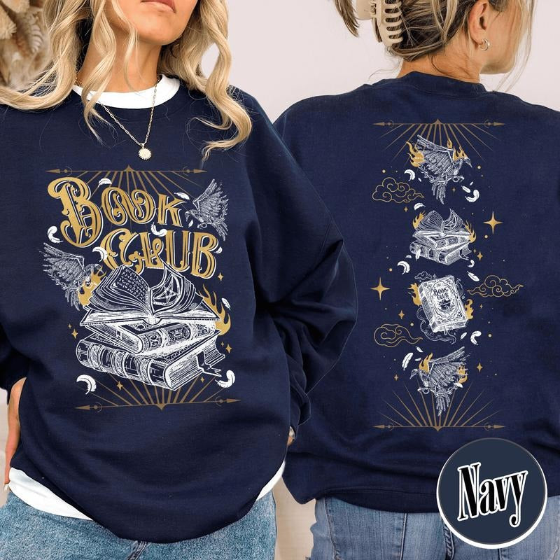Custom Book Club Sweatshirt, Custom Book Merch, Custom Book Club Sweatshirt, Book Club Gift, Fantasy Book Club Shirt, Romantasy Book Club