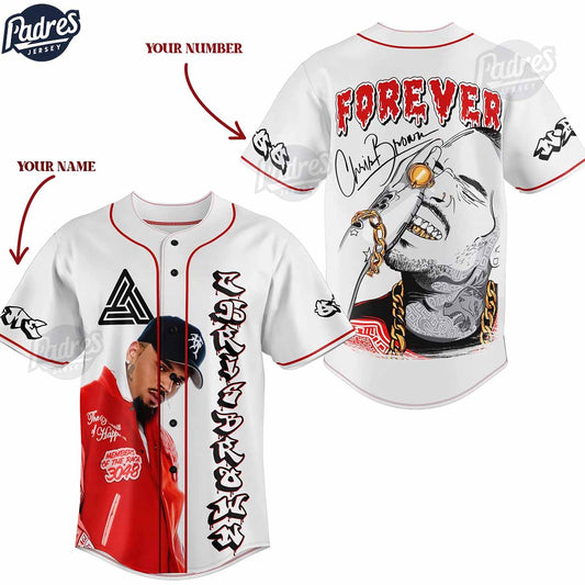 Custom Chris Brown Forever Baseball Jersey - Padres Jersey Oasis: Elevate Your Baseball Style Game