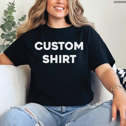 Custom Personalized T-Shirt, Sweater, Hoodie with Name or Message - Perfect Gift for Birthdays, Anniversaries, Weddings, and Special Occasions , Global Trending Outfits